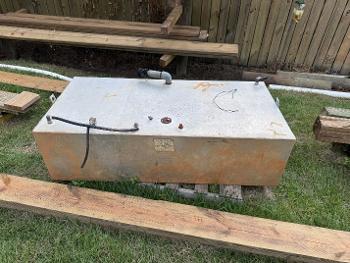 Used Aluminum Fuel Tank - Approx. 110 Gallon Capacity