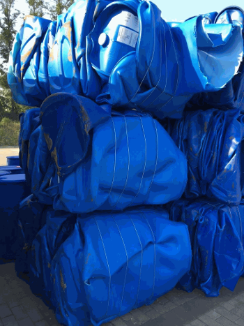 HDPE Blue Drum Scrap for Sale